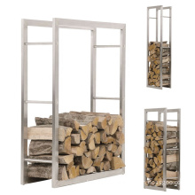 Detachable Indoor Outdoor Metal Firewood Storage Rack